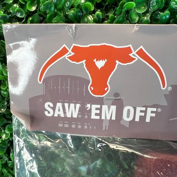 New Texas A & M Saw 'EM Off Foam "Horns Down" Novelty Double Sided Hand Fooball - Picture 5 of 7